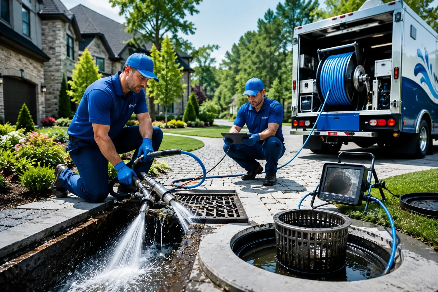 Local outdoor drain cleaning professionals in North Aurora, IL